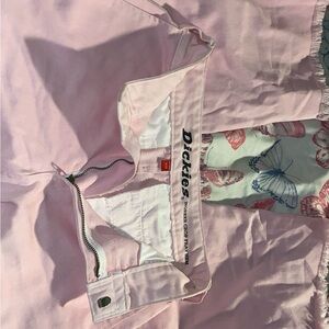 Dickies worker crop fray hem